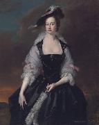 Thomas Hudson wife of William Courtenay oil on canvas